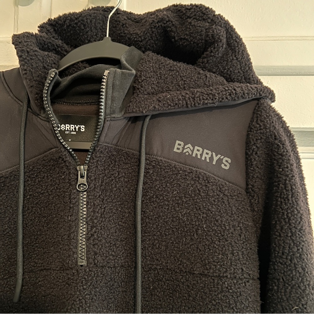Barry’s fleece half zip hoodie womens